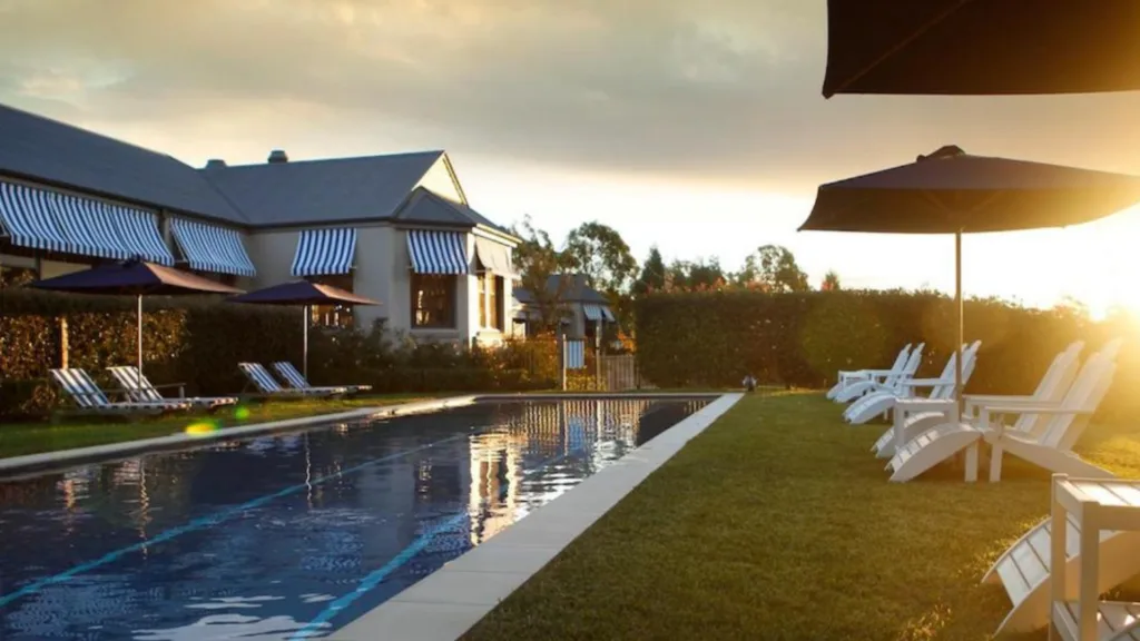 The pool at Bells at Killcare Boutique Hotel