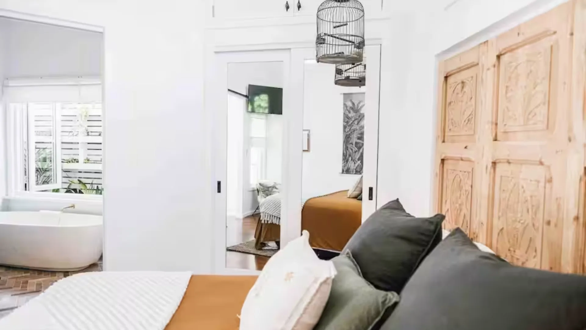 The light-filled room at Nest, Blue Bay