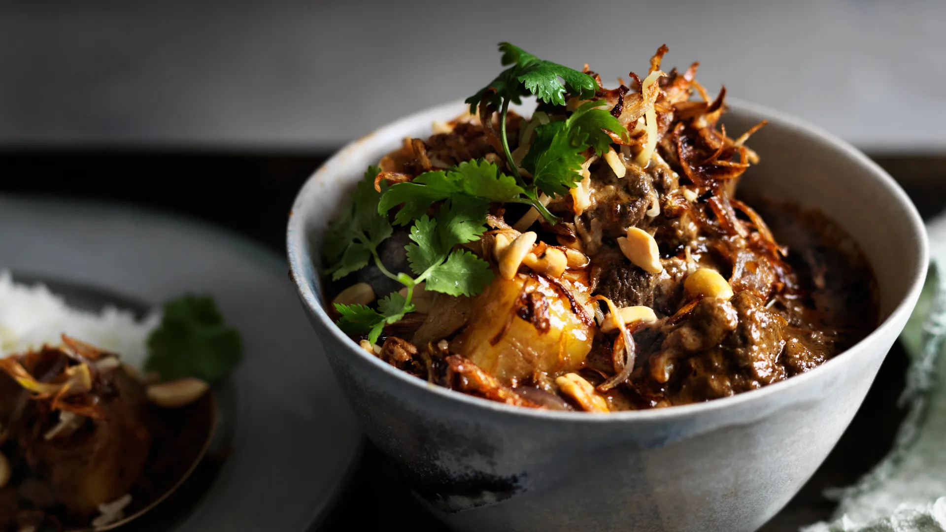 Beef Massaman, a popular type of Thai curry