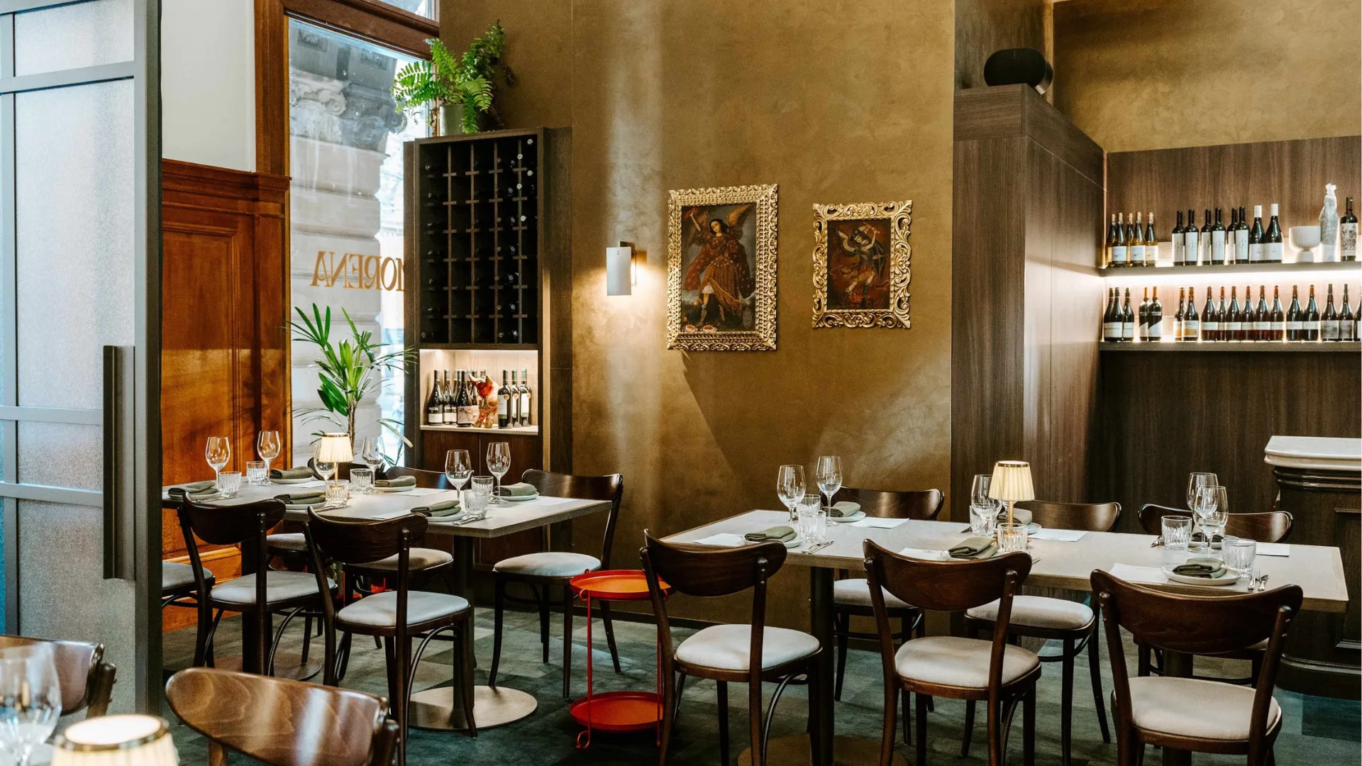 The dining room at Morena Sydney