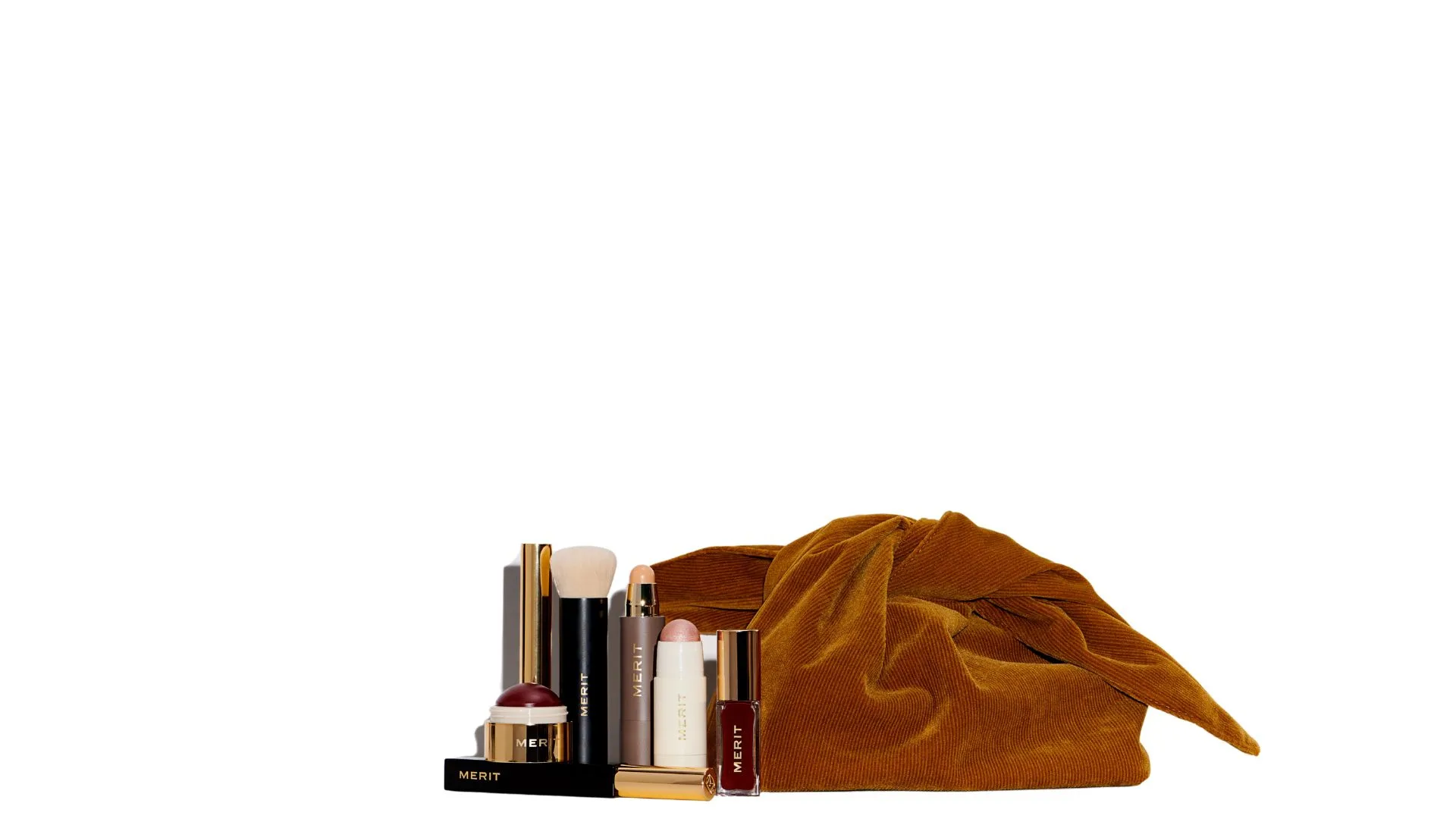 Merit Five minute morning beauty travel accessory