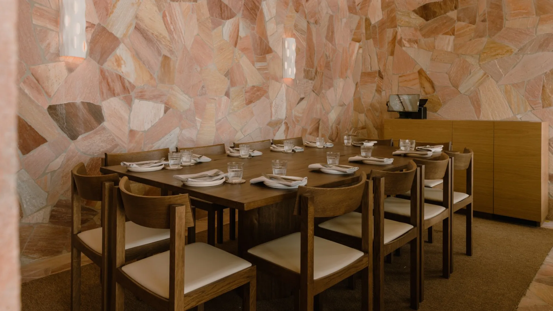 The private dining room at Promenade Bondi Beach
