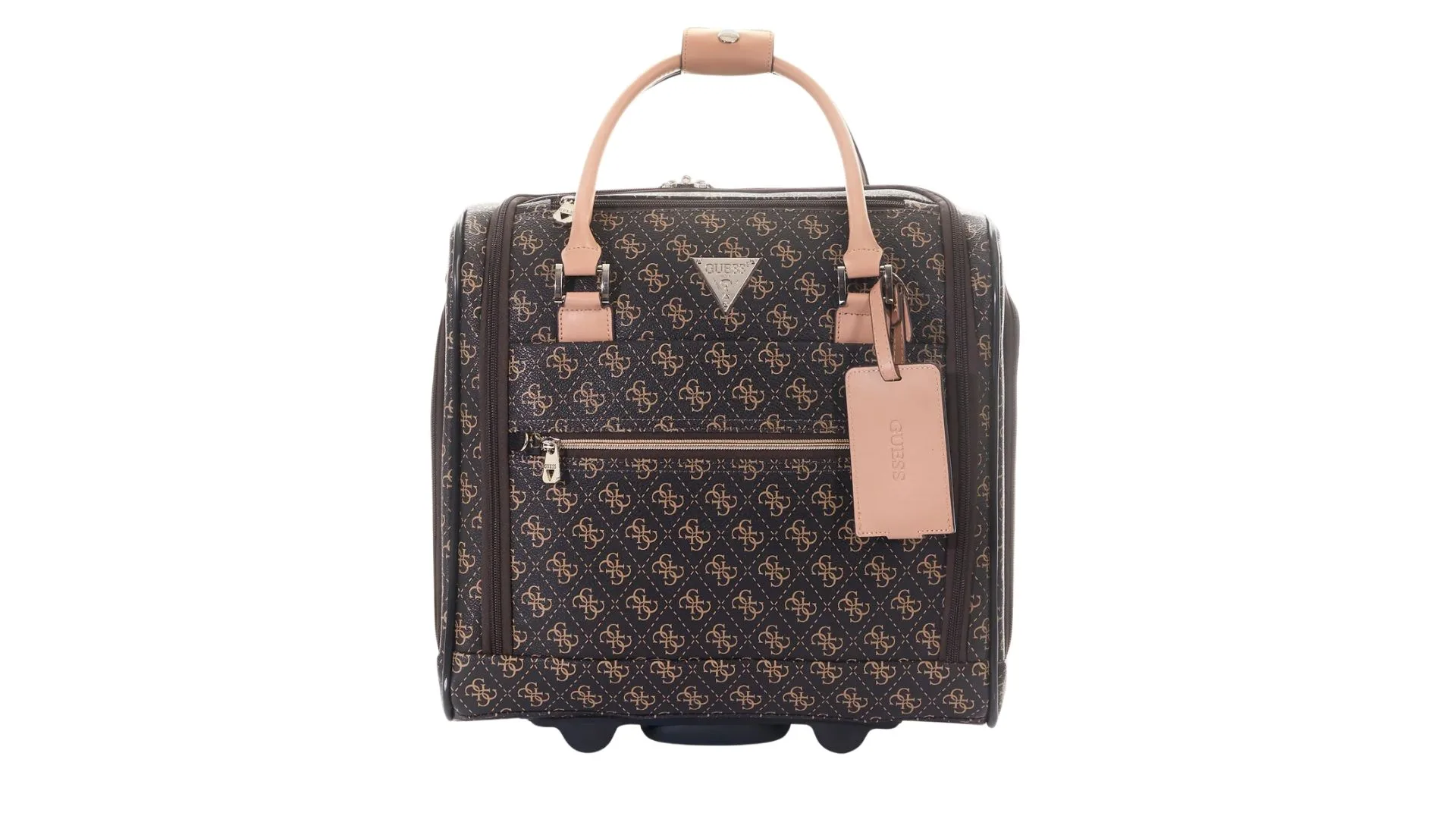 Guess Logo Affair Under Seat rolling carry on luggage.