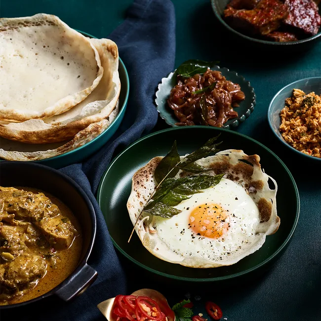 Sri Lankan hoppers