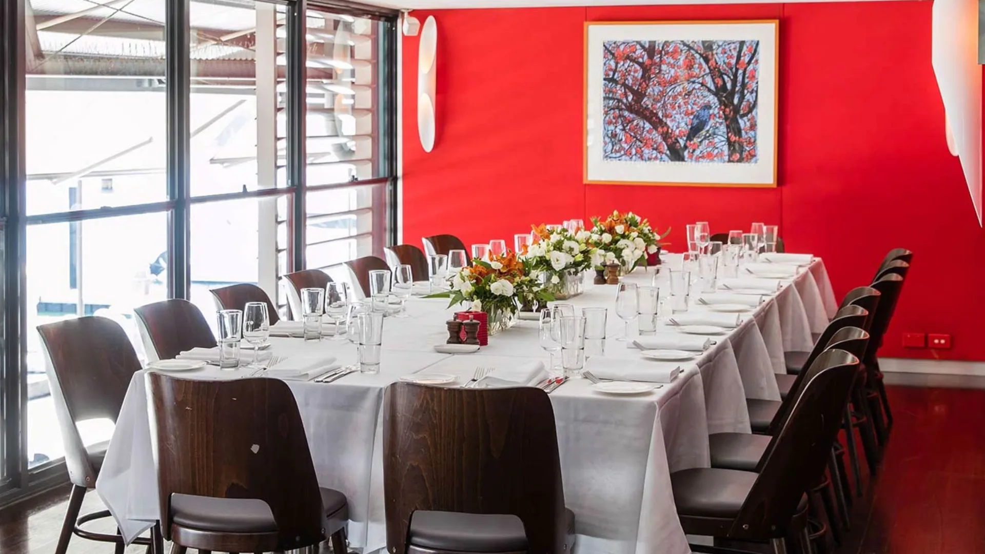 The Rosso Room at Otto, Sydney