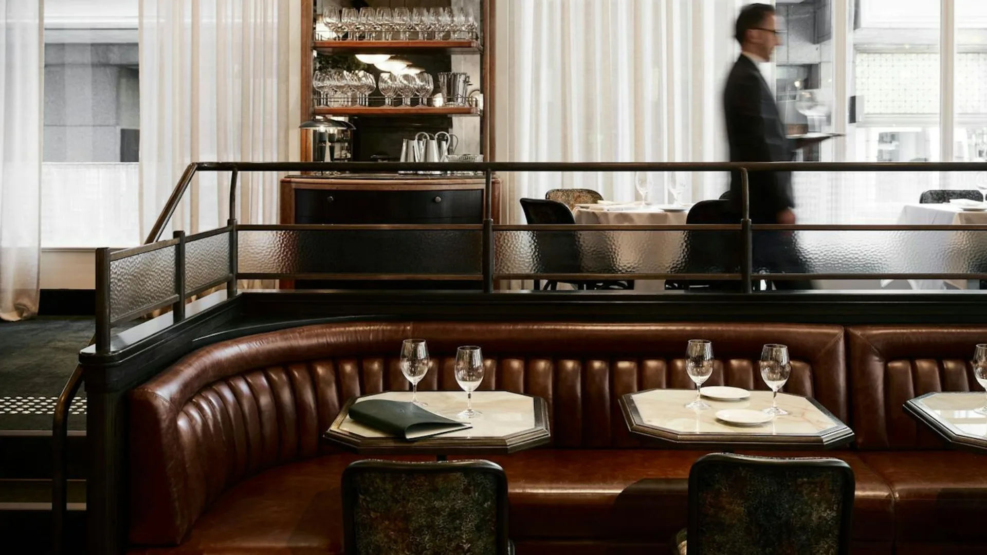 The public dining room at Gimlet