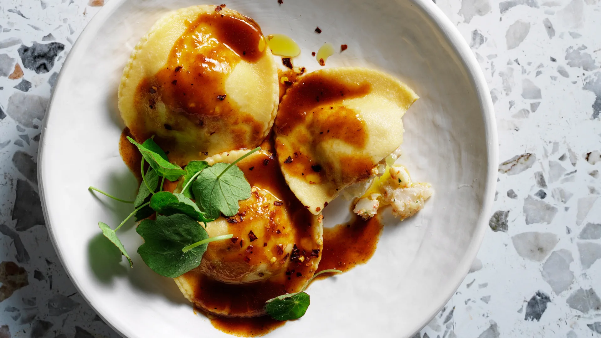 Al Dente's prawn ravioli recipe, one of our best ravioli reicpes