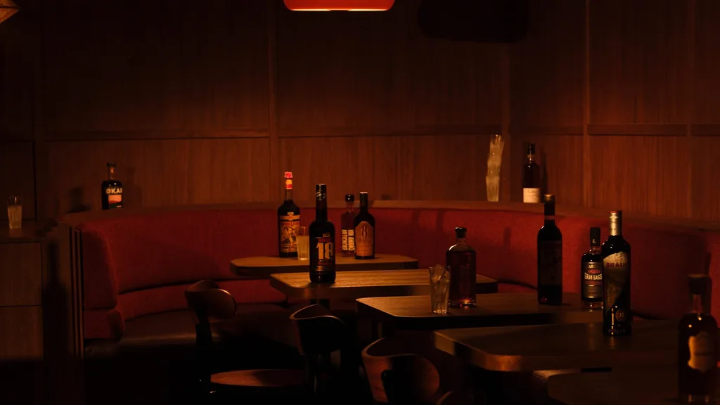 Studio Amaro in Melbourne's downstairs private dining area