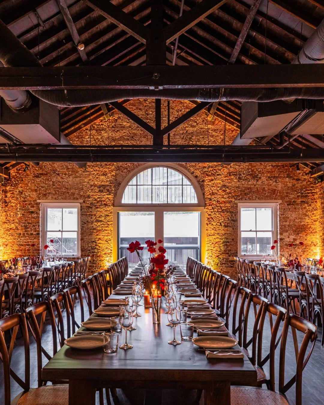Grana's dining space spills over with rustic charm and warmth 