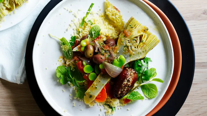 Neil Perry's artichoke tagine