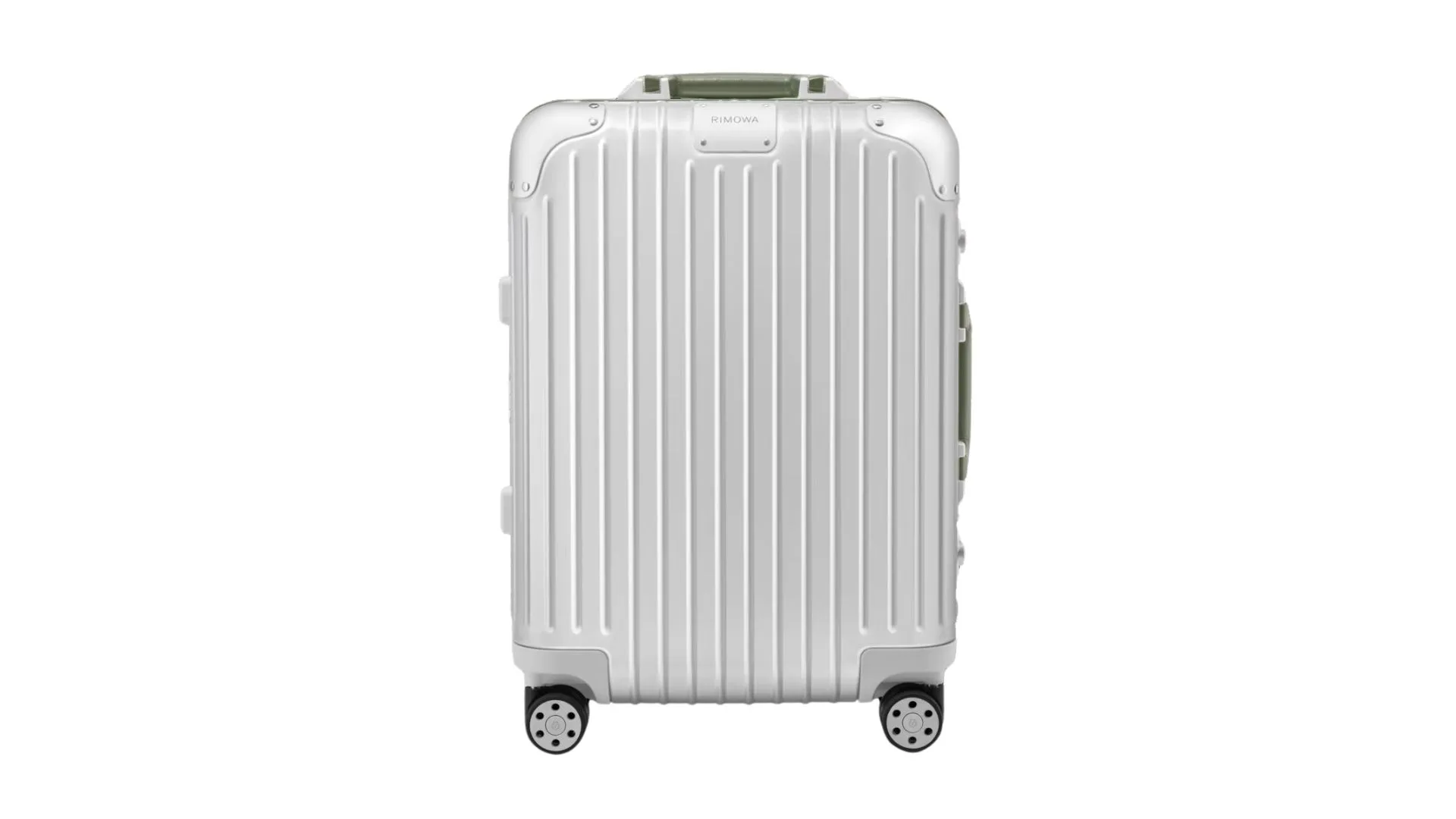 Rimowa Original Cabin Twist aluminium luggage.