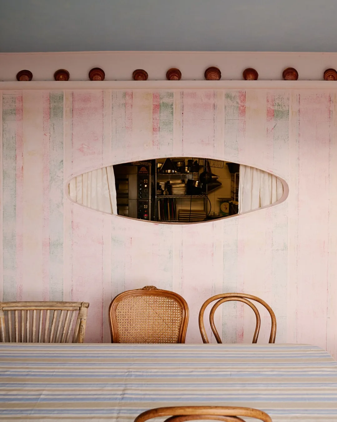 Sean's private dining room in Bondi is characteristically quirky, but always polished
