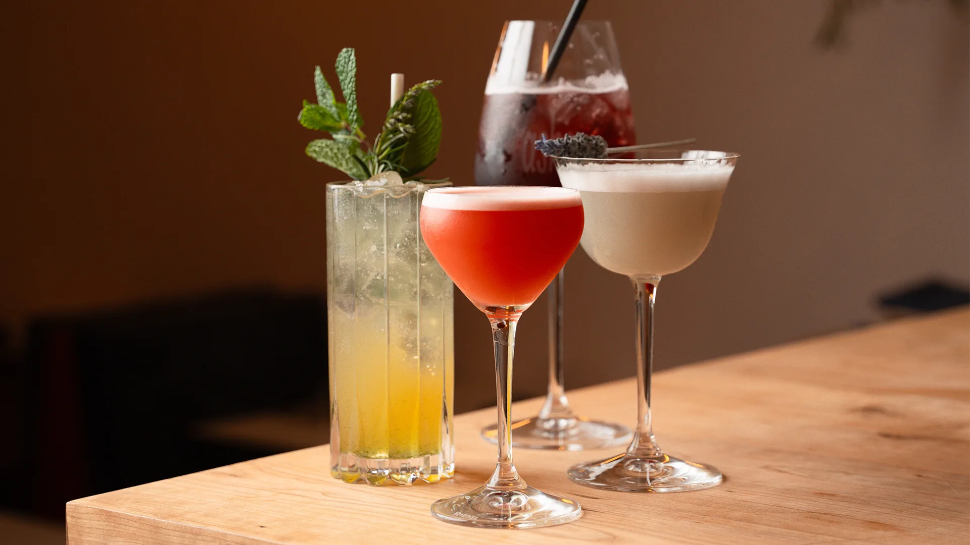 Cocktails at Asha.