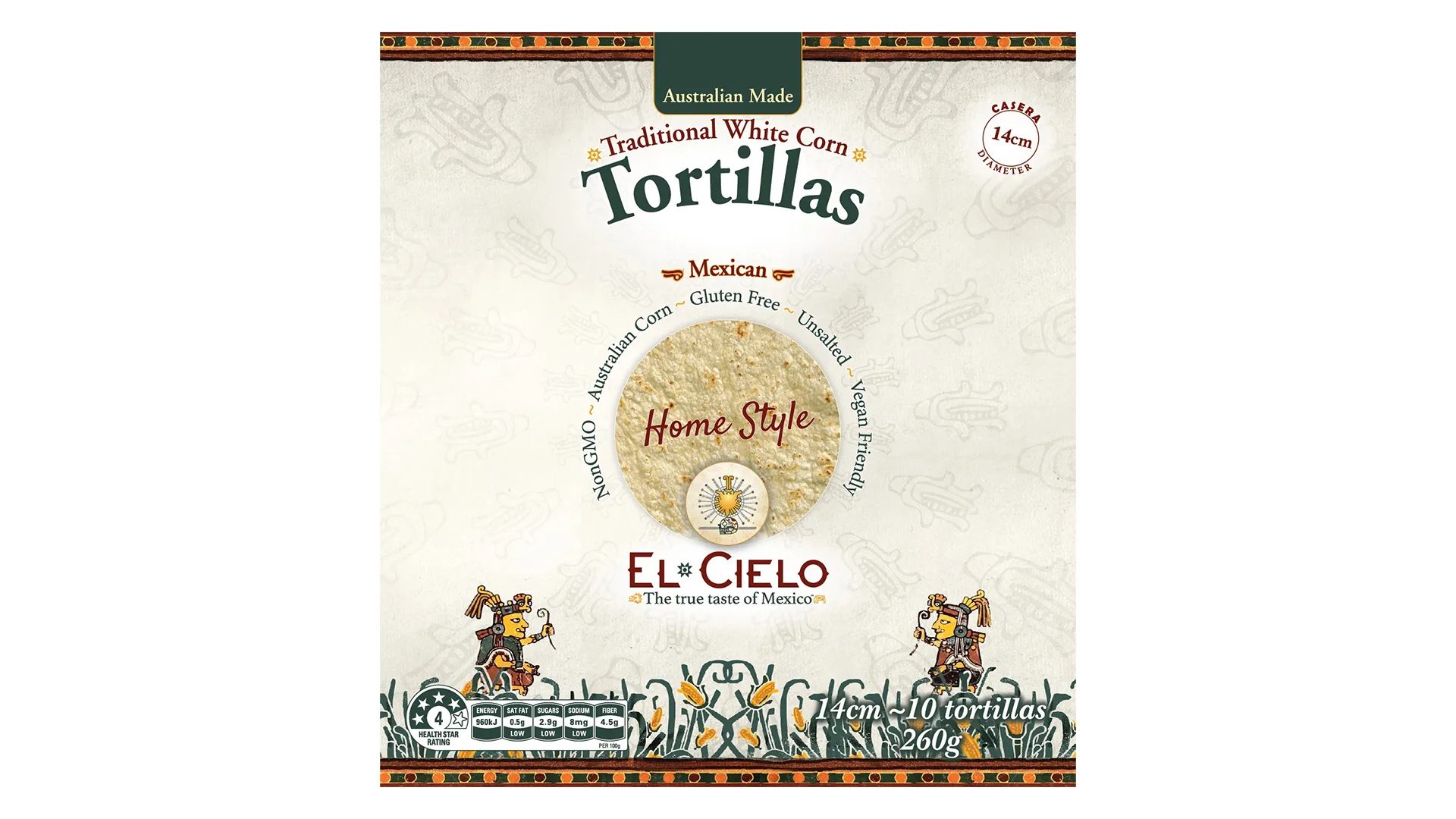 El Cielo traditional white corn tortillas
