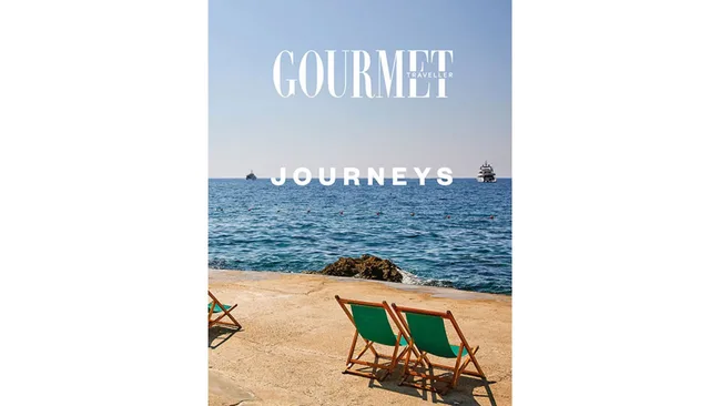 Gourmet Traveller Journeys hard cover book