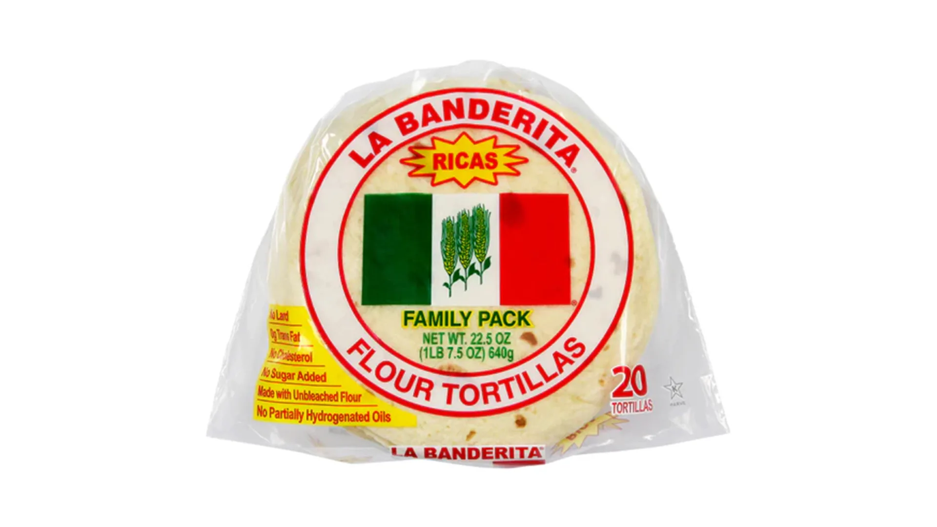 La Banderita flour tortillas