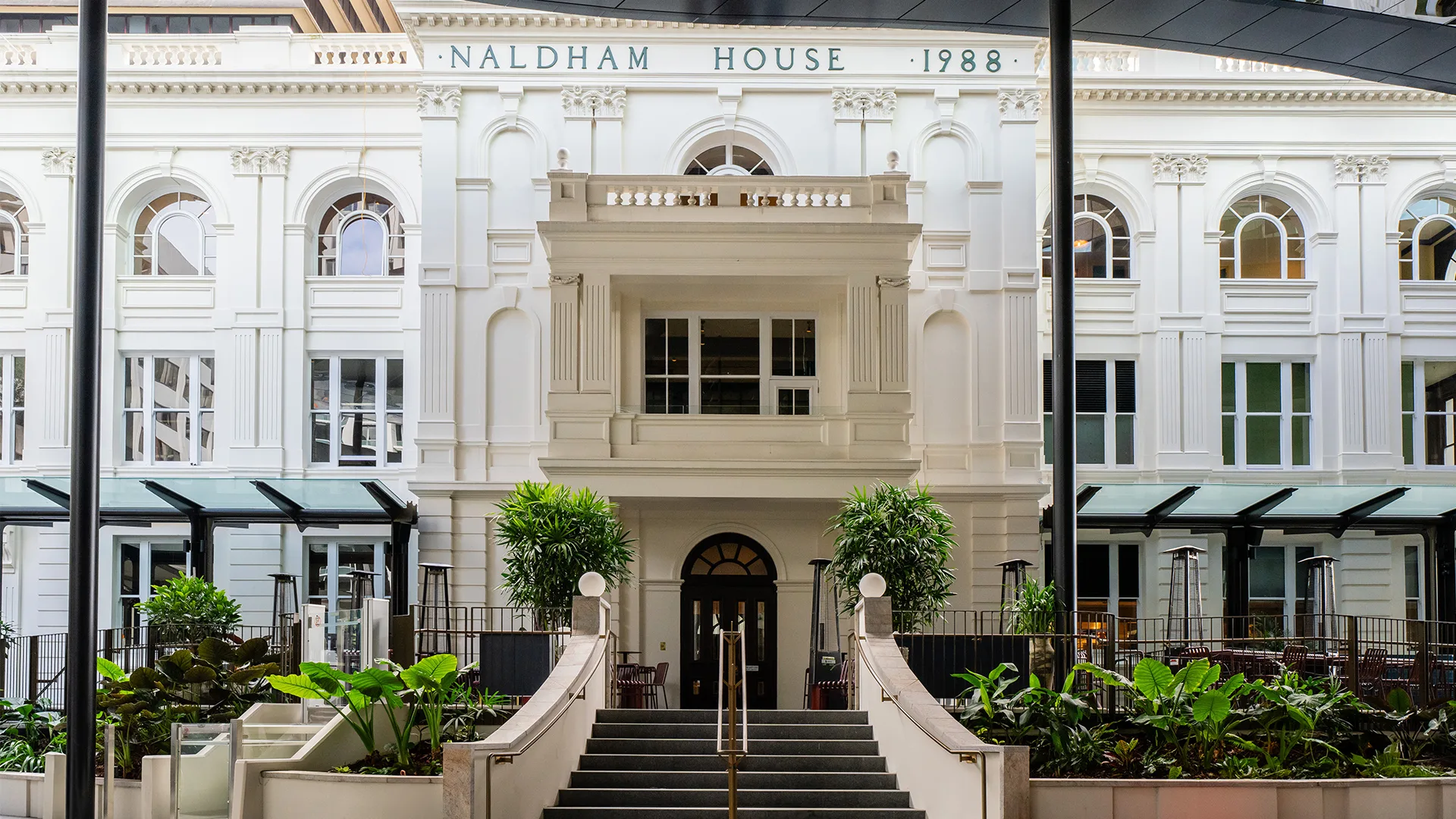 Naldham House Basserie and Terrace exterior.