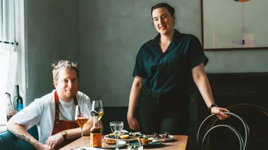 Reed House co-owners chef Mark Hannell and Rebecca Baker.