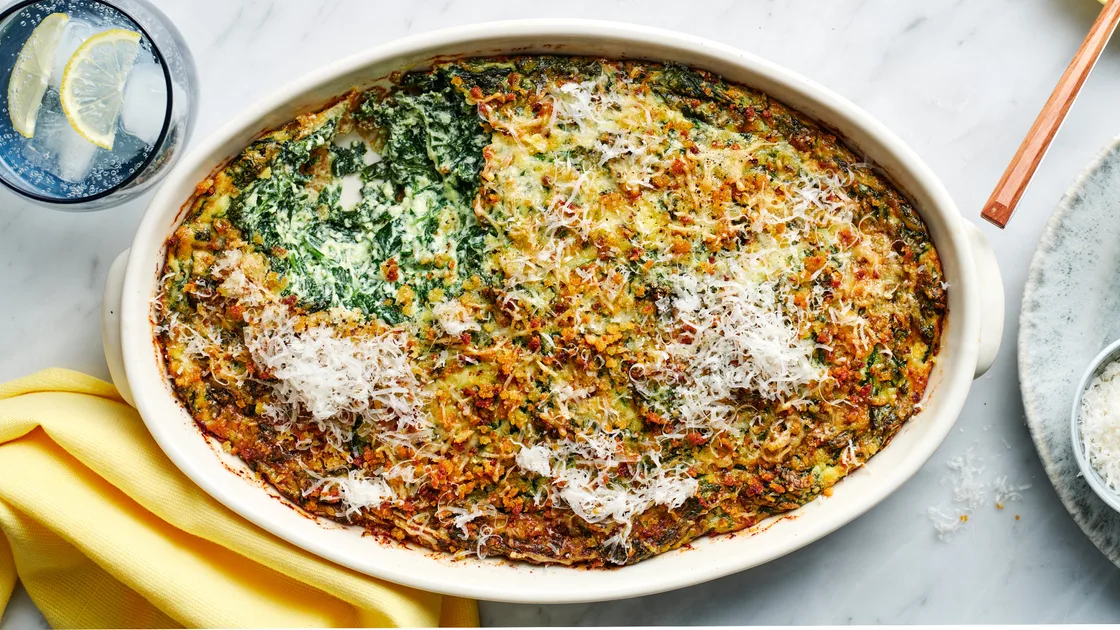 Spinach and ricotta sformato - Gourmet Traveller