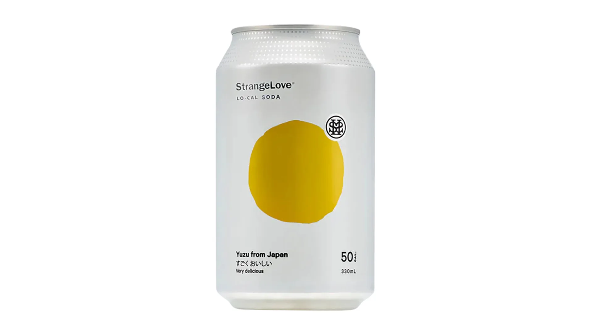 StrangeLove Yuzu soda can.