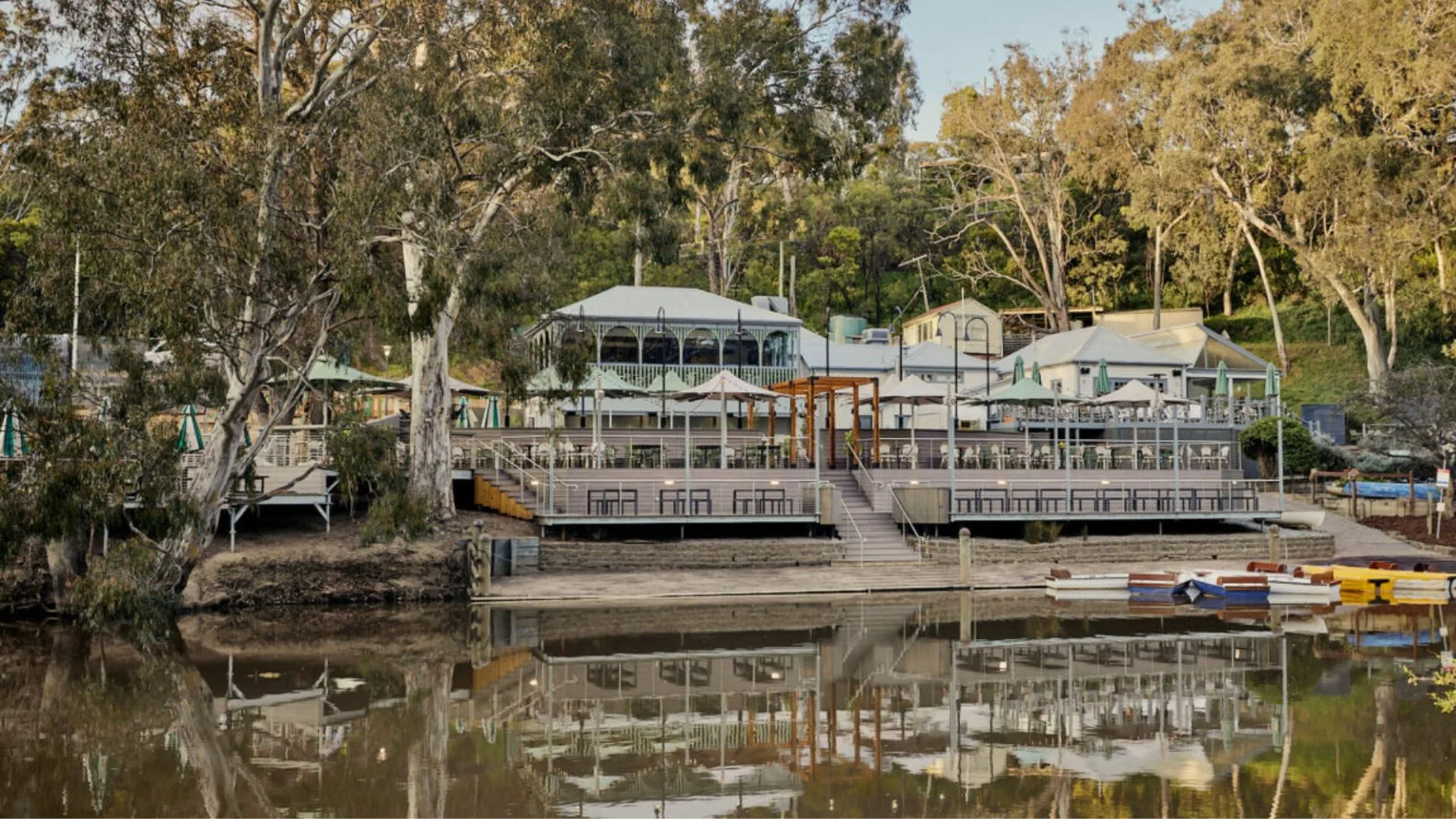 The Studley Park Boathouse exterior.