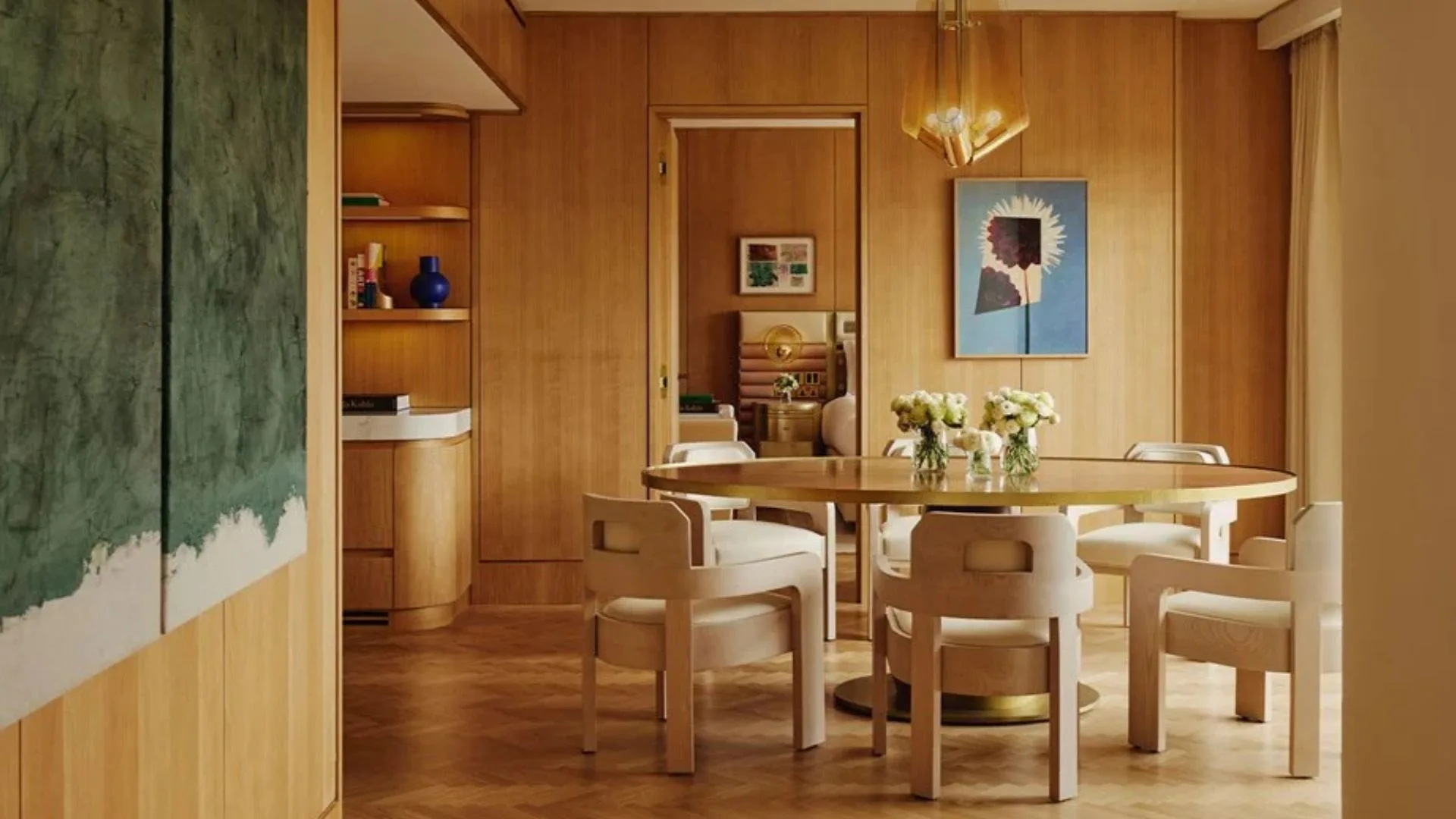 Wooden interiors add warmth to The Emory luxury hotel