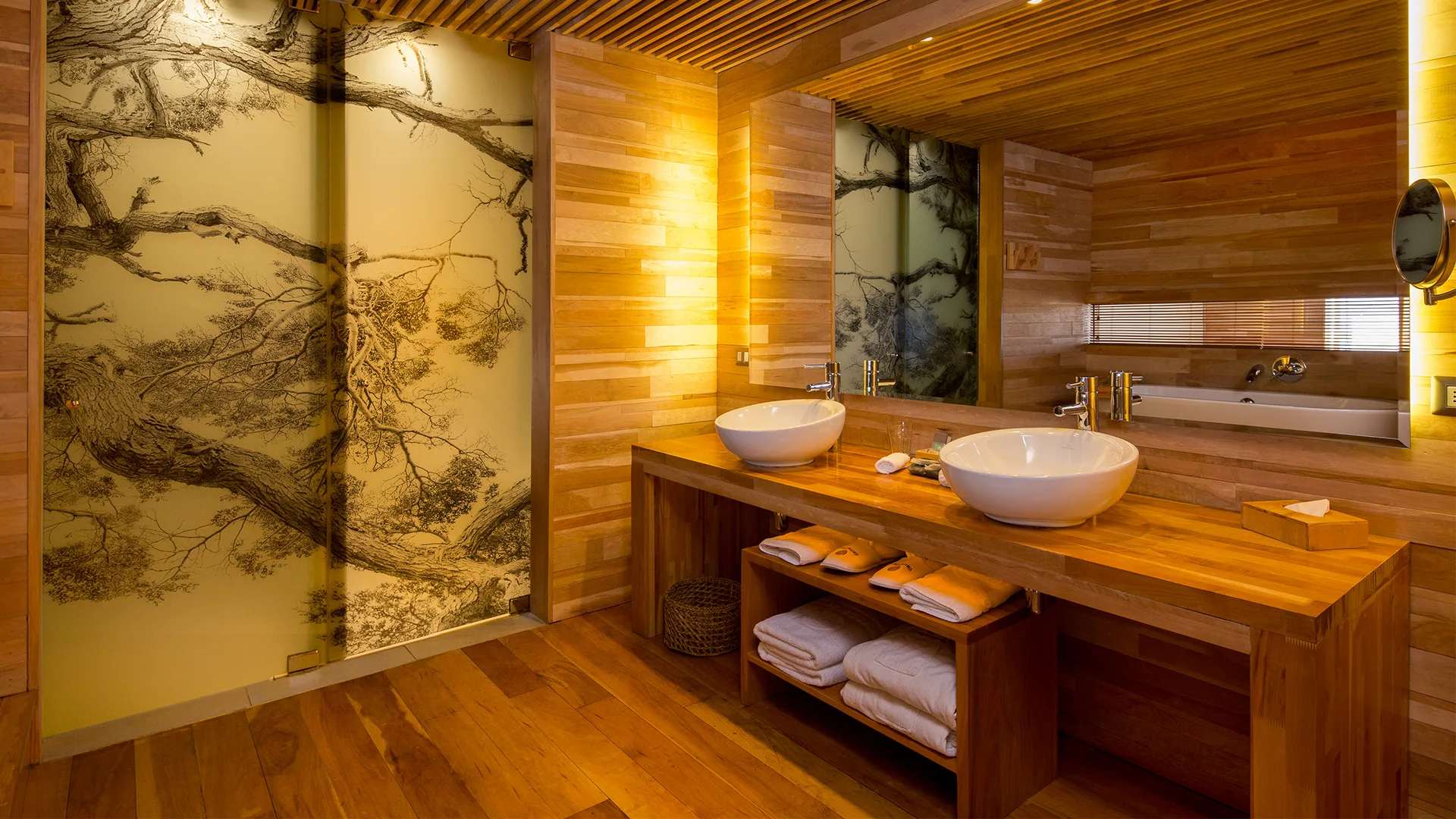 Bathroom at Tierra Patagonia.