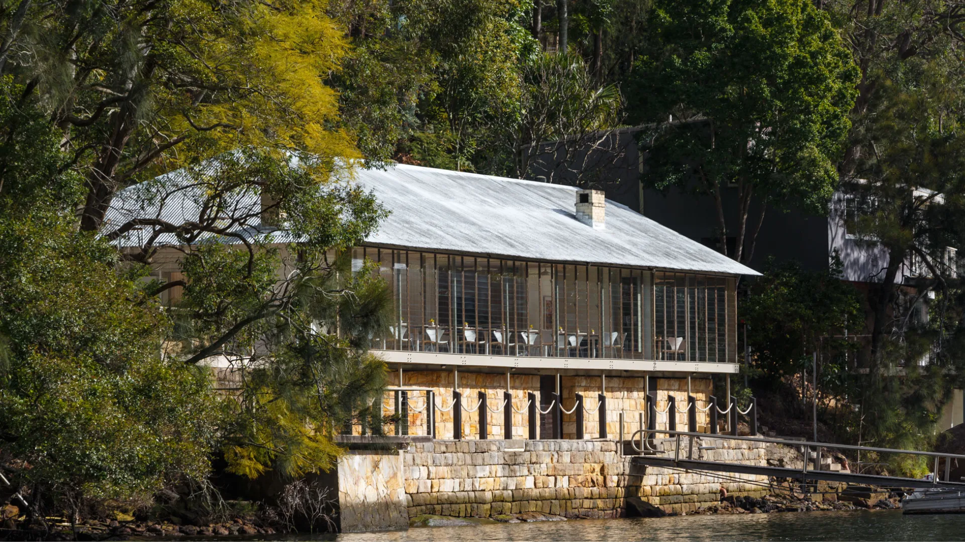 The facade of Berowra Waters' Inn