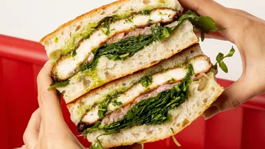 Piccolo Panini Bar is serving sandwiches at the Australian Open