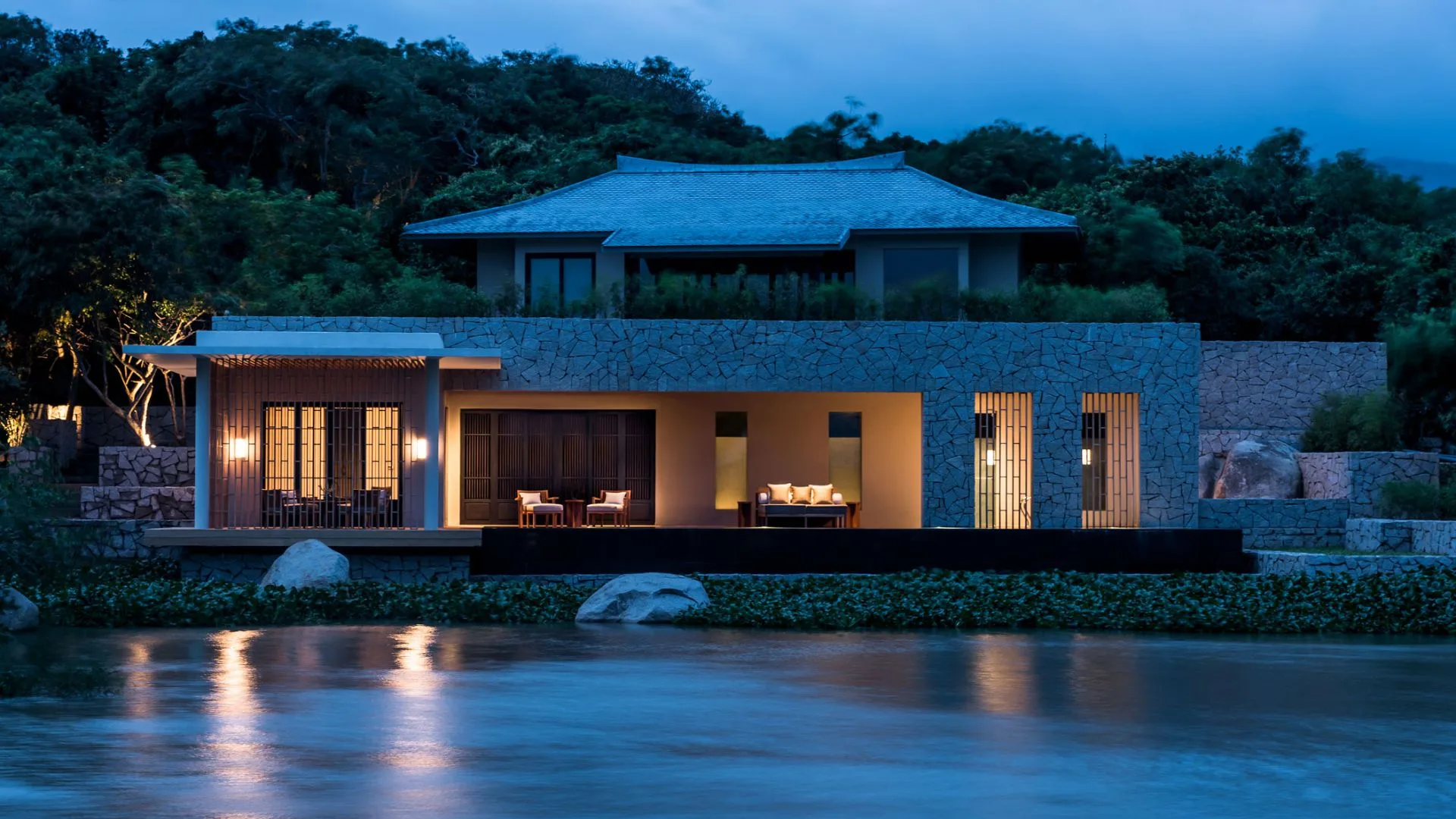 exterior of Amanoi resort vietnam