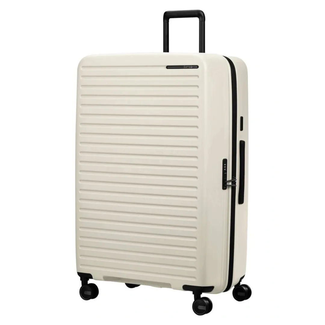 Restackd 81cm Expandable Suitcase in Cream