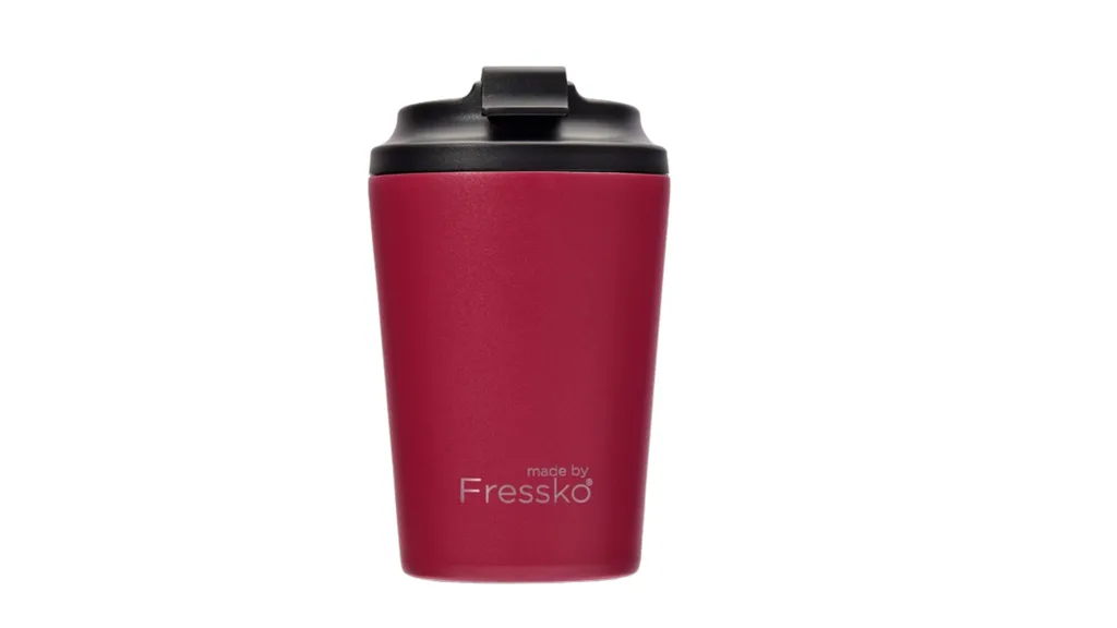 Fressko ceramic carry cup from The Iconic in rouge colourway