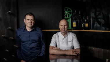 Nick Hildebrandt and Brent Savage, the duo behind new Sydney restaurant Eleven Barrack