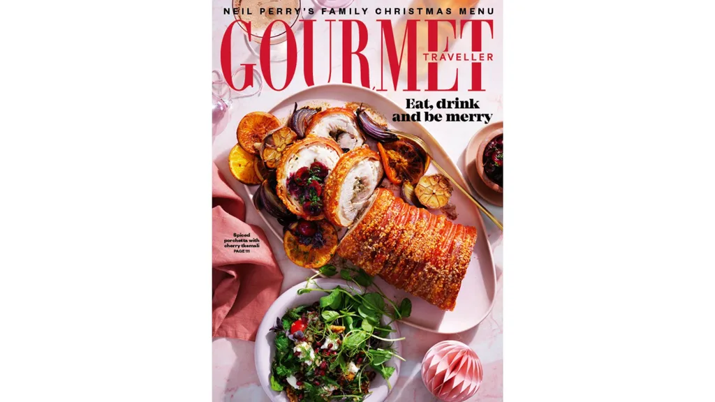 Gourmet Traveller magazine cover