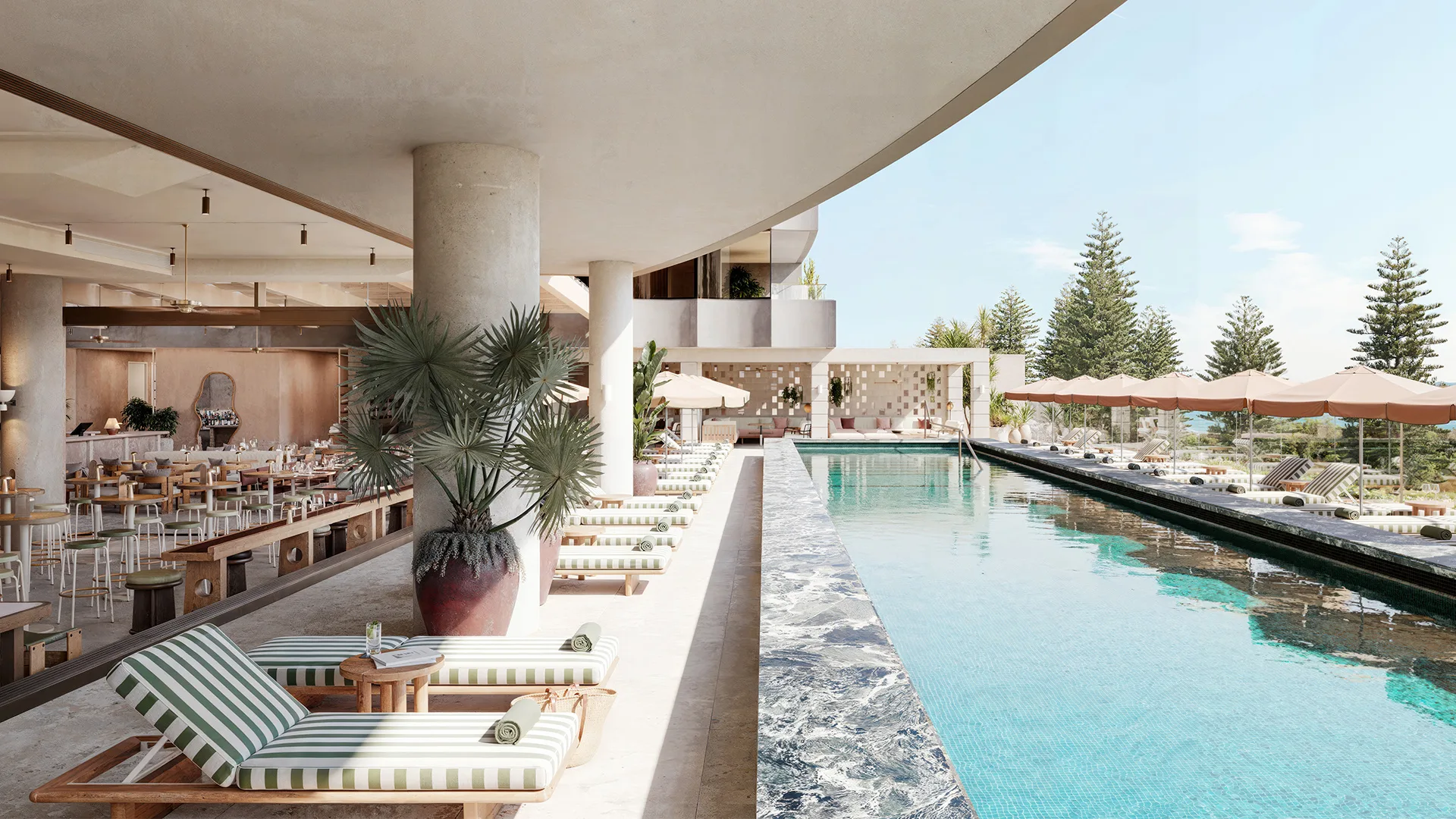 Haven Pool Club at the Mondrian, Gold Coast.