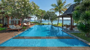 Pool area at The Sira Lombok.