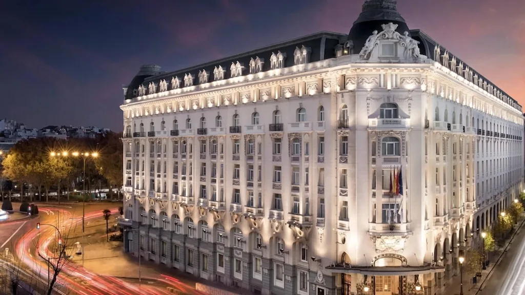 The Westin Palace hotel in Madrid.