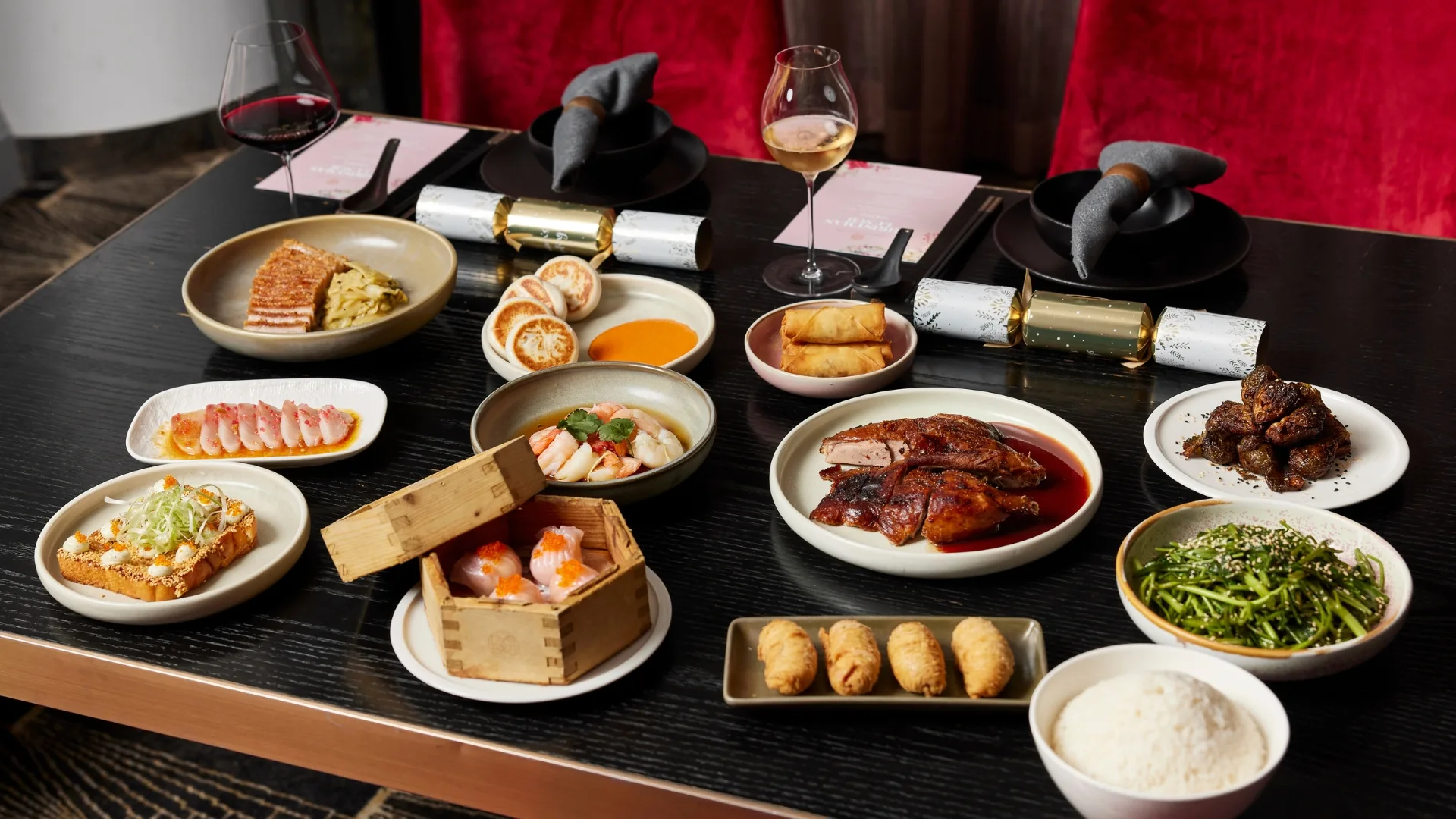 A Cantonese Christmas spread at Donna Chang in Brisbane 