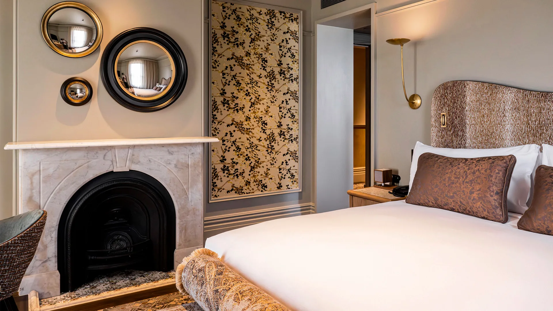 Guest room at best new Sydney hotel, The Grand National Hotel by Saint Peter