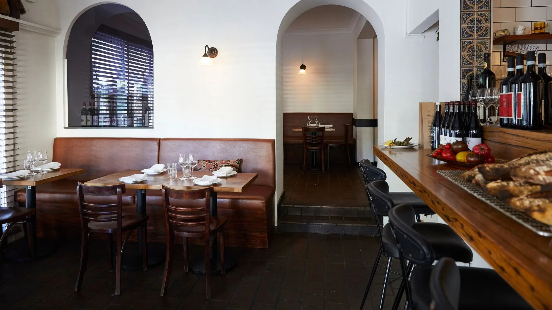 Bar Vincent dining room exudes old-school charm.