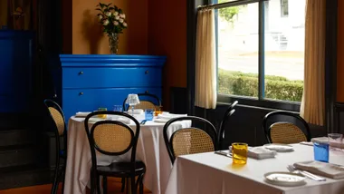 Best romantic restaurants Sydney: The charming dining room at Ursula's.