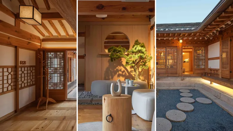 A traditional korean hanok on airbnb in Seoul, South Korea
