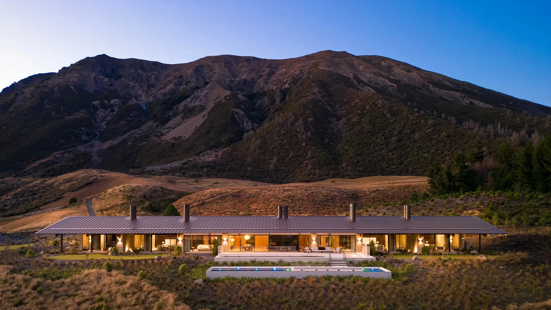 Flockhill Lodge, a Boutique New Zealand Luxury Lodge in the Southern Alps with Farm-to-Table Dining & Wilderness Experiences