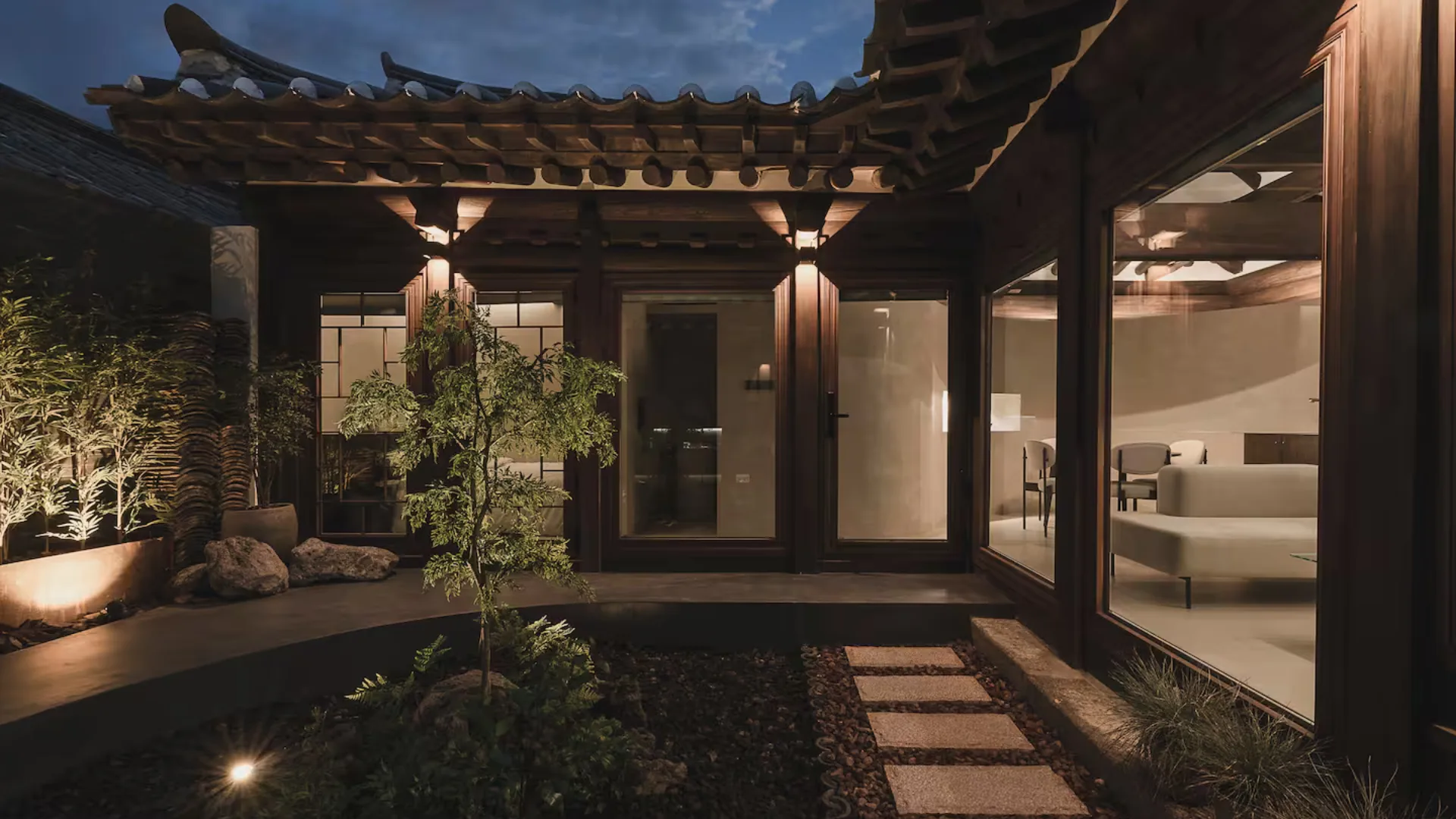 Traditional Korean hanok, an Airbnb in Seoul, South Korea