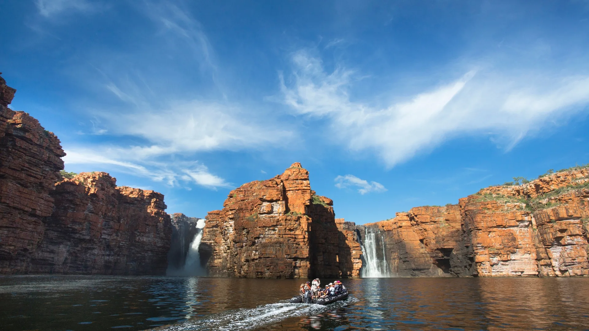 The dramatic cliff faces and gauges of the Kimberley