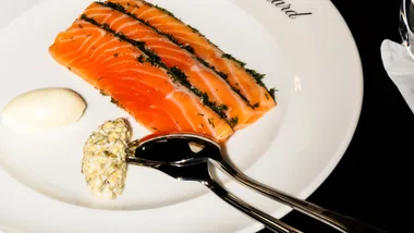 A main dish at Maison Batard, Melbourne, Victoria.