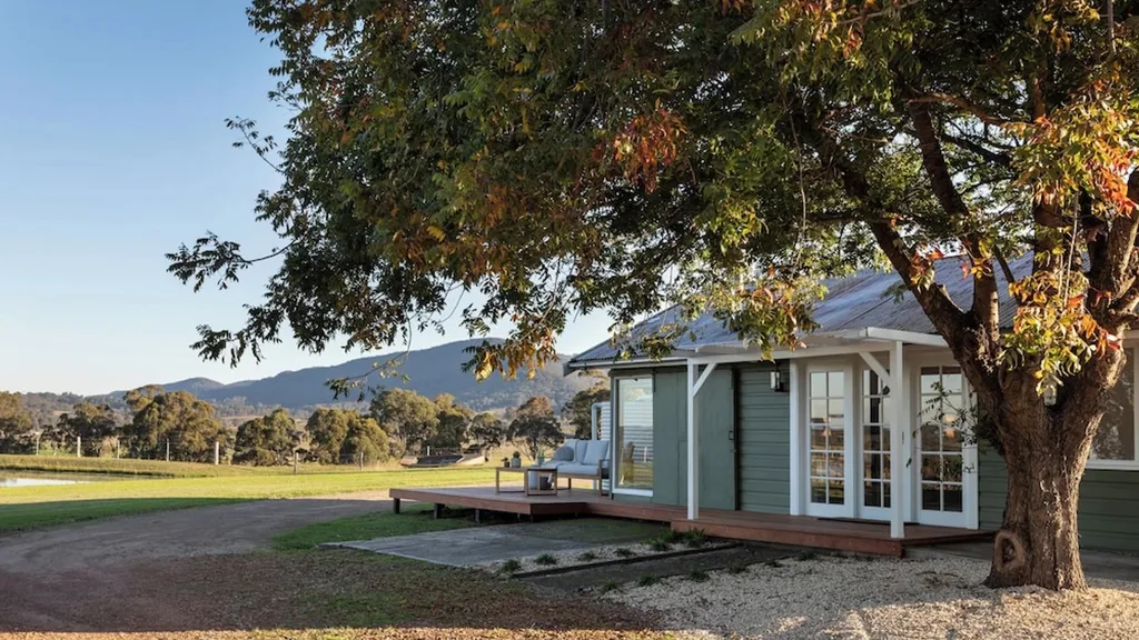 The Milk Shed at Pokolbin Farm Stay in the Hunter Valley region of NSW.