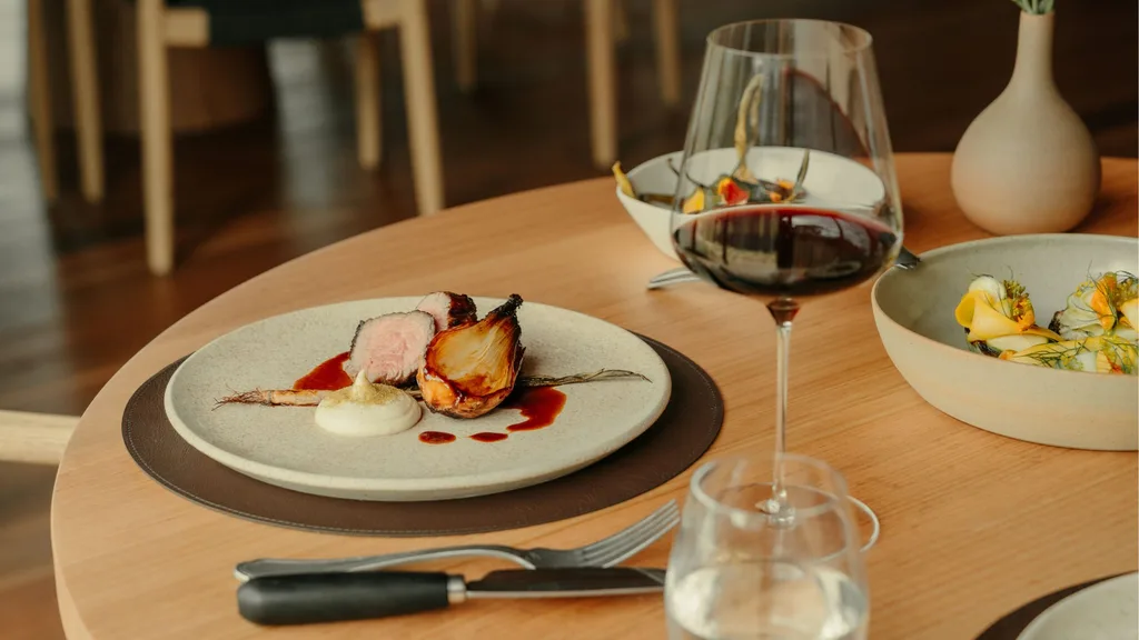 Dishes at Barragunda Dining on the Mornington Peninsula