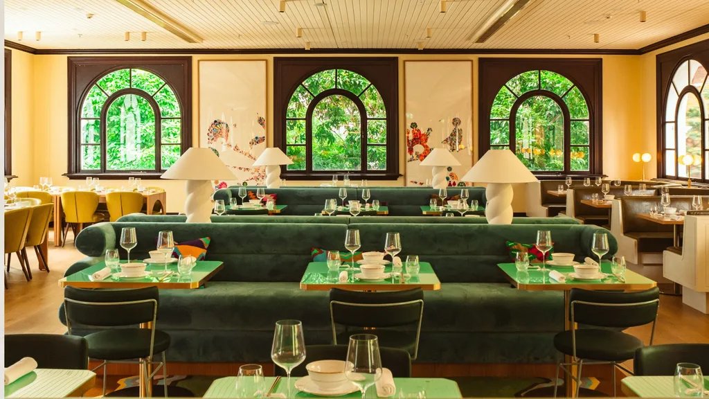 Interiors at new Brisbane restaurant the Fifty Six