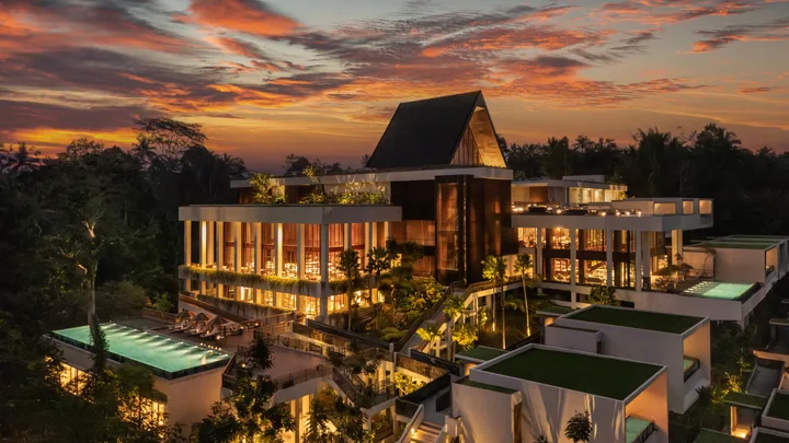 Sunset at Anantara Ubud Resort